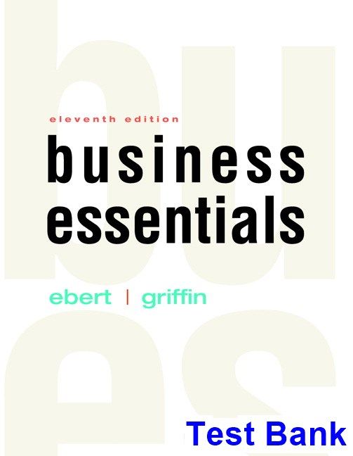 Business essentials 11th edition download